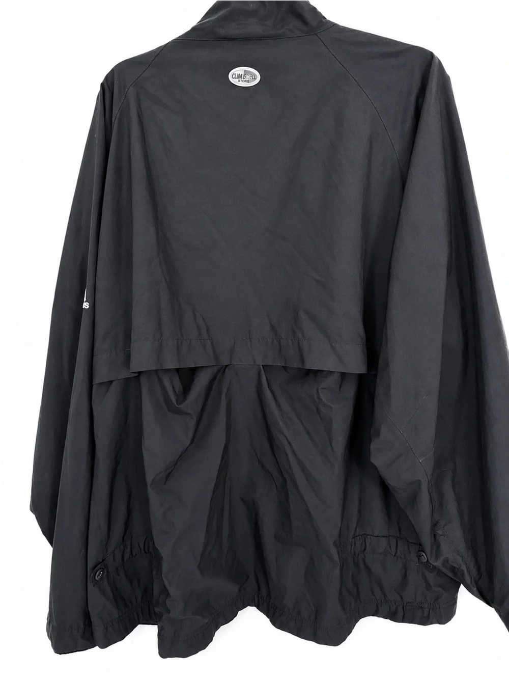 Vintage Adidas Climashield Storm Men’s Black Windbreaker Jacket 90s Y2K Golf XL